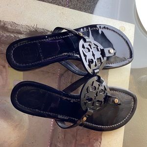 Black Tory Burch Miller sandals